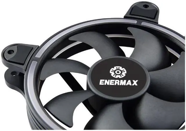 Alt view image 7 of 14 - Enermax T.B RGB 120mm Case Fan with 3 in 1 Remote Controller and Control Box, Halo Arc-Shaped Frame, RGB Sync via Motherboard, UCTBRGB12-BP6 - 6 Fan Pack