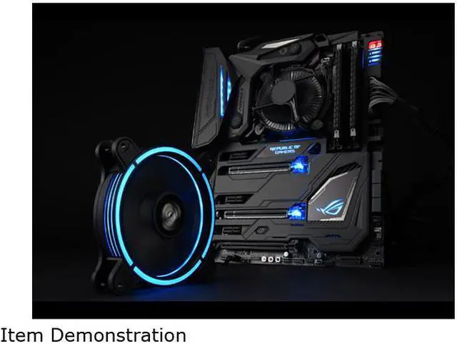 Alt view image 13 of 14 - Enermax T.B RGB 120mm Case Fan with 3 in 1 Remote Controller and Control Box, Halo Arc-Shaped Frame, RGB Sync via Motherboard, UCTBRGB12-BP6 - 6 Fan Pack