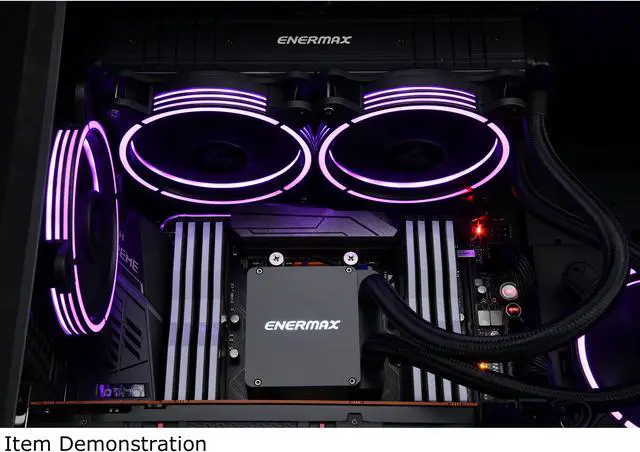 Alt view image 4 of 14 - Enermax T.B RGB 120mm Case Fan with 3 in 1 Remote Controller and Control Box, Halo Arc-Shaped Frame, RGB Sync via Motherboard, UCTBRGB12-BP6 - 6 Fan Pack