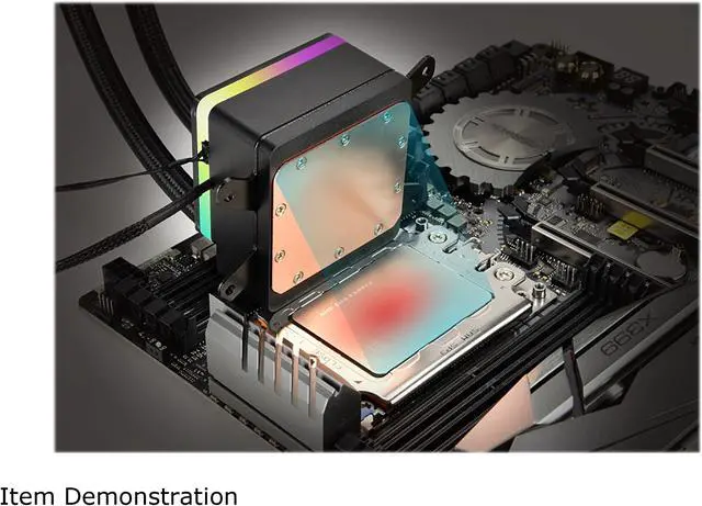 Alt view image 8 of 10 - ENERMAX LIQTECH II TR4 360 All-in-one CPU Liquid Cooler for AMD TR4 & Intel Xeon , 360mm Radiator, Dual Chamber RGB Pump, T.B. Pressure fan blades, AMD Socket sWRS8 and Intel LGA 4677 Ready – AMD® TR5 (sWRX9 / sTRX5 / SP6) Compatible