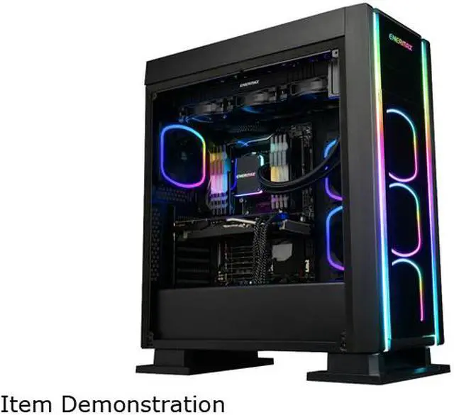 Alt view image 4 of 4 - ENERMAX LIQTECH II 360, Addressable RGB All-in-one CPU Liquid Cooler, 360mm Radiator, Dual-Chamber RGB Pump, T.B. Pressure Fan Blades, AM4 / LGA 1200/1151 - AMD AM5 & Intel LGA1700 Ready