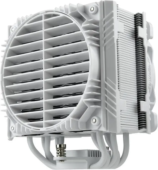 Alt view image 4 of 19 - Enermax ETS-T50 Axe ARGB White CPU Air Cooler, 230W+ TDP for Intel/ AMD Universal Socket, AM4 & AM5 / LGA 1700/1200/1151, 5 Direct Contact Heat Pipes, 120mm PWM Fan - AM5 & LGA1700 Ready