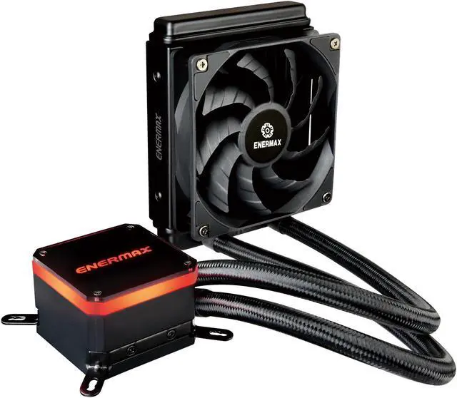 Alt view image 5 of 7 - Enermax LIQMAX III 120 Performance, All-in-one CPU Liquid Cooler for AM4 & AM5 / LGA 1700/1200/1151, 120mm Radiator, Dual-Chamber Water Block, Dual-Convex Blade Fan - AM5 & LGA1700 Ready
