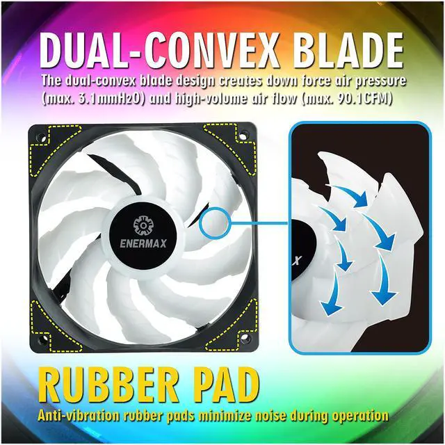 Alt view image 5 of 7 - Enermax LIQMAX III 120 ARGB, All-in-one CPU Liquid Cooler for AM4 & AM5 / LGA 1700/1200/1151, 120mm Radiator, Dual-Chamber Water Block, ARGB Fan - AM5 & LGA1700 Ready