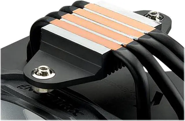 Alt view image 7 of 8 - Enermax ETS-F40 ARGB CPU Air Cooler, 200W+ TDP for Intel/ AMD Universal Socket, AM4 & AM5 / LGA 1700/1200/1151, 4 Direct Contact Heat Pipes, 140mm Silent PWM Fan - AM5 & LGA1700 Ready