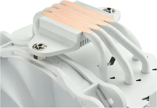 Alt view image 5 of 8 - Enermax ETS-F40 ARGB White CPU Air Cooler, 200W+ TDP for Intel/ AMD Universal Socket, AM4 & AM5 / LGA 1700/1200/1151, 4 Direct Contact Heat Pipes, 140mm Silent PWM Fan - AM5 & LGA1700 Ready