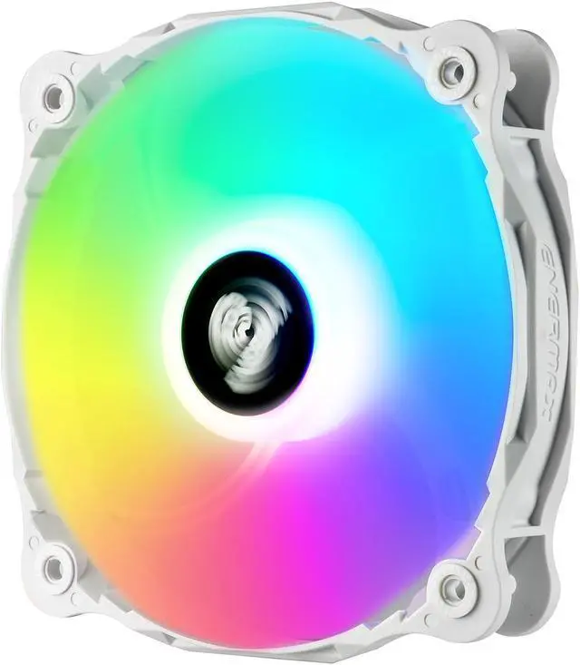 Alt view image 6 of 8 - Enermax ETS-F40 ARGB White CPU Air Cooler, 200W+ TDP for Intel/ AMD Universal Socket, AM4 & AM5 / LGA 1700/1200/1151, 4 Direct Contact Heat Pipes, 140mm Silent PWM Fan - AM5 & LGA1700 Ready