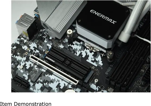Alt view image 8 of 8 - Enermax M.2 2280 NVMe SSD Heatsink, Double-Sided Heat Sink, with Thermal Silicone Pad for PC / PS5 Cooling