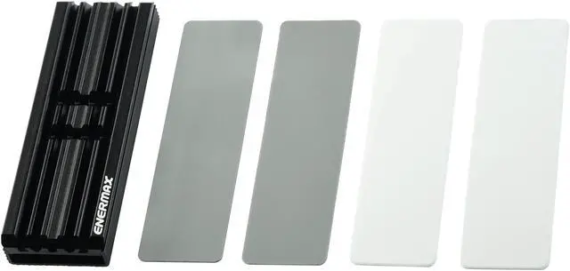 Alt view image 3 of 8 - Enermax M.2 2280 NVMe SSD Heatsink, Double-Sided Heat Sink, with Thermal Silicone Pad for PC / PS5 Cooling