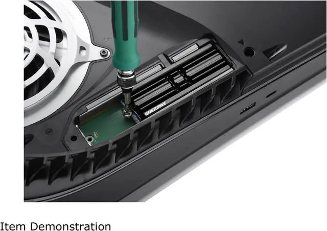 Alt view image 5 of 8 - Enermax M.2 2280 NVMe SSD Heatsink, Double-Sided Heat Sink, with Thermal Silicone Pad for PC / PS5 Cooling