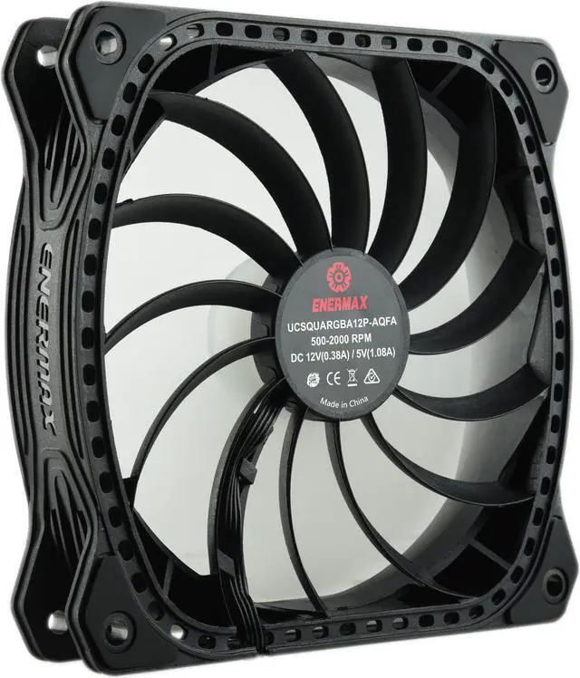 Alt view image 9 of 10 - Enermax AQUAFUSION ADV 240 ARGB AIO CPU Liquid Cooler, RGB Pump, 240mm Radiator, 2x120mm RGB PWM Fans, 360W TDP, 500 - 2000 RPM, Dual-Chamber Water Block, Intel LGA 1851/1700/1200/1151 & AMD AM5/AM4