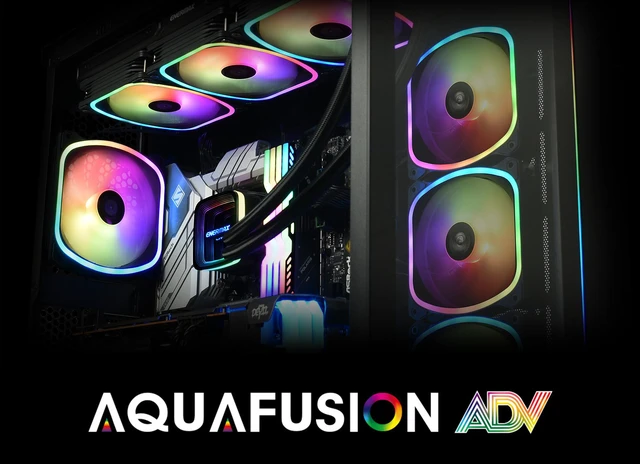 Open Box: Enermax AQUAFUSION ADV 360 ARGB AIO CPU Liquid Cooler ...
