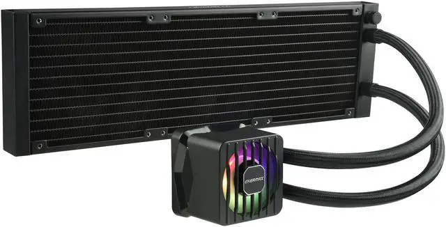 Alt view image 5 of 8 - ENERMAX LIQMAXFLO SR 360 ARGB AIO CPU Liquid Cooler - 60mm VRM Fan up to 3000 RPM, PWM-Controlled Pump, 360mm Radiator, Triple Silent Flow120mm FDB Fans, 370W TDP - AMD AM5 & Intel LGA 1851/1700 Ready