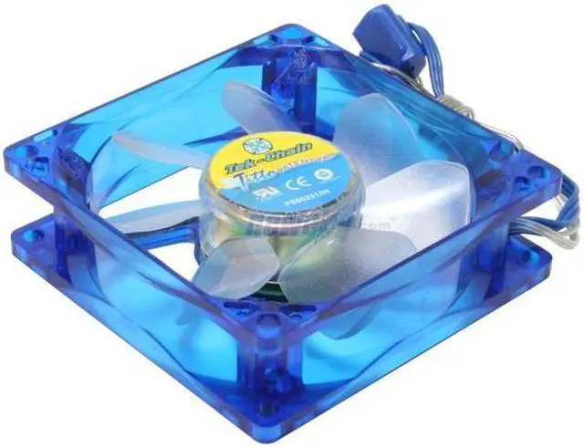 Main image of GENERIC TC- 8CAS-BL 80mm 4 Blue LEDs LED Case Cooling Fan