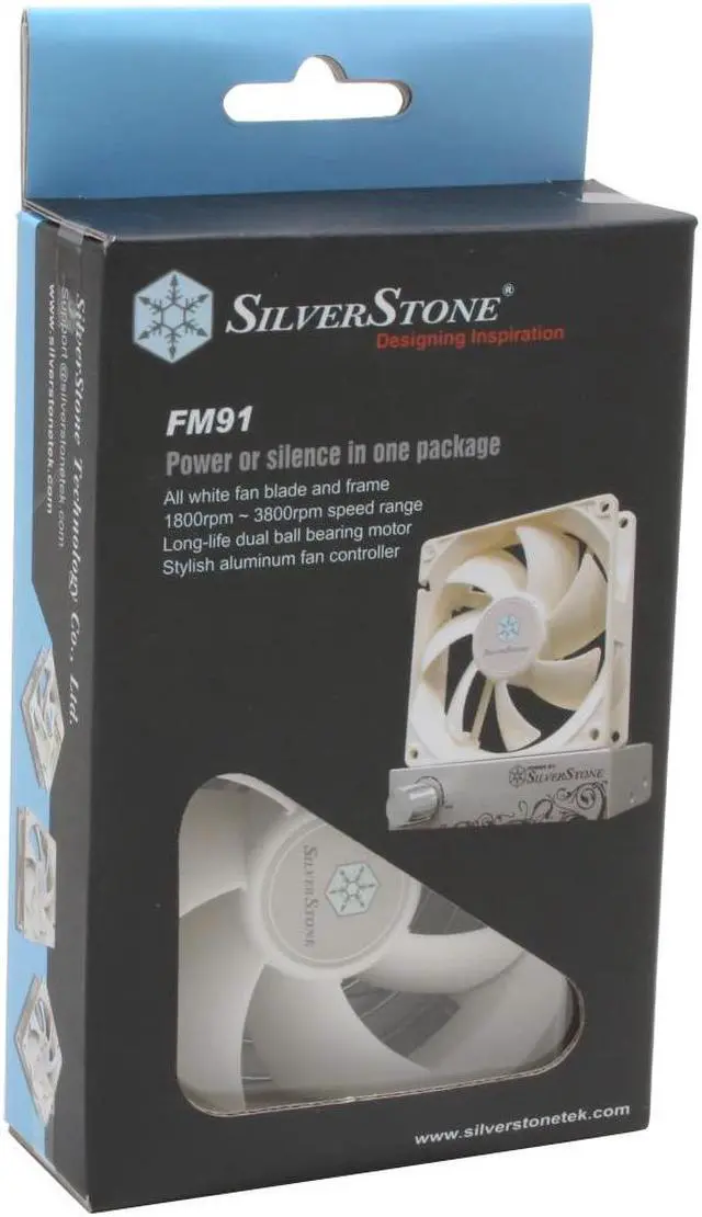 Alt view image 4 of 4 - SilverStone RL-FM91 92mm Case Cooling Fan