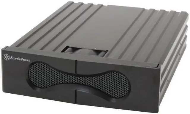 Alt view image 2 of 5 - SILVERSTONE SST-FP53-B Aluminum Black HDD Cooling Heatsink