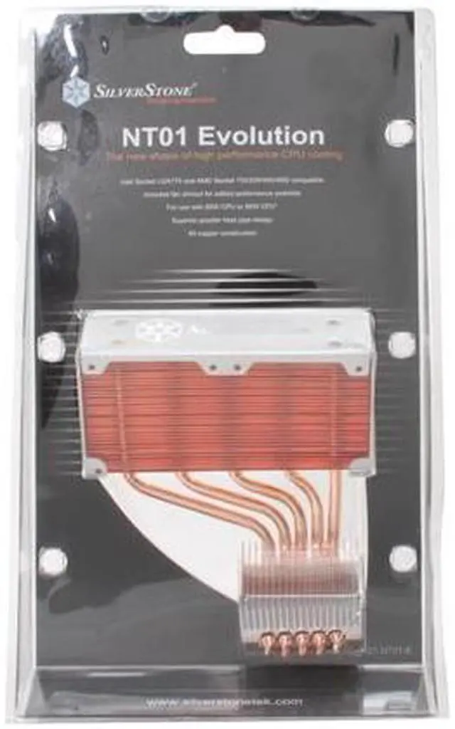 Alt view image 8 of 8 - SILVERSTONE NT01-E 2 x 60mm fans (optional) CPU Cooler