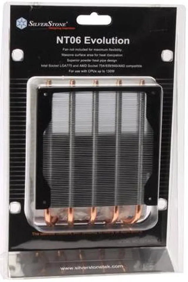 Alt view image 9 of 9 - SILVERSTONE NT06-E 1 x 120mm fan (optional) CPU Cooler