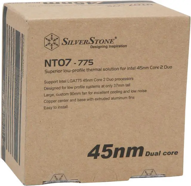 Alt view image 5 of 5 - SILVERSTONE NT07-775 90mm CPU Cooler
