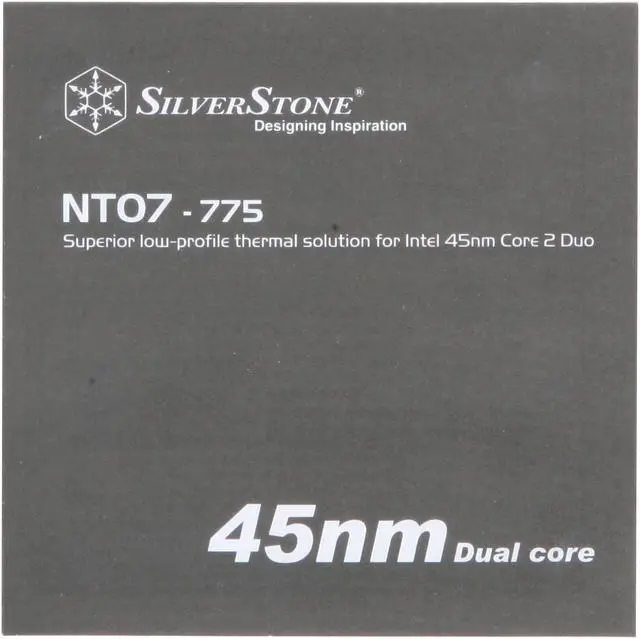 Alt view image 4 of 5 - SILVERSTONE NT07-775 90mm CPU Cooler