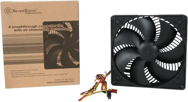 Alt view image 5 of 5 - SilverStone AP181 180mm Case cooler