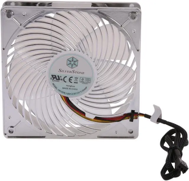 Alt view image 4 of 5 - SilverStone Air Penetrator AP121-L AP121-WL White LED Case Fan