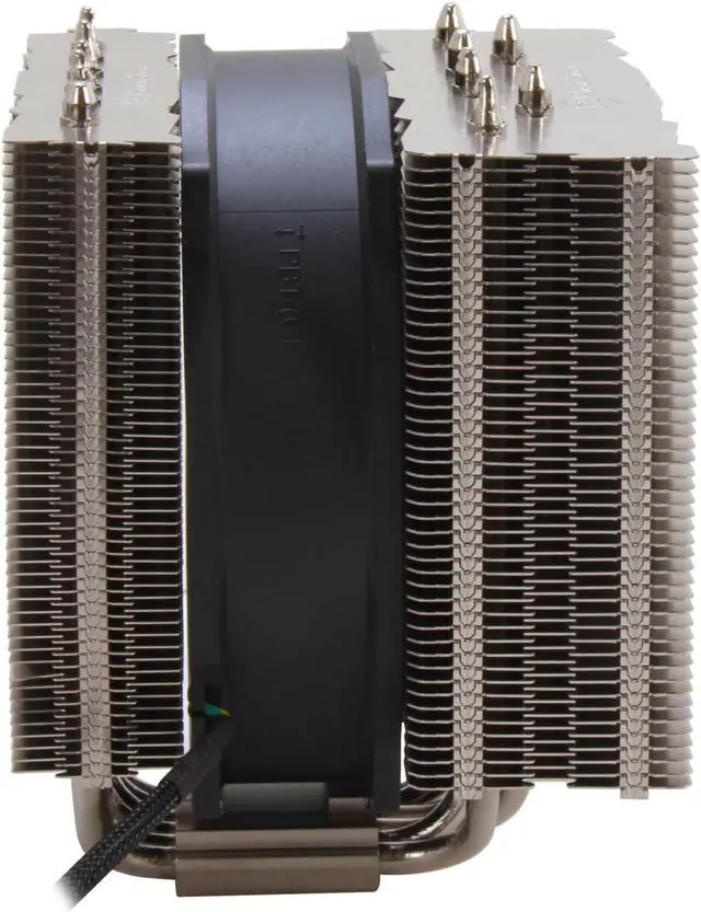 Alt view image 3 of 5 - SilverStone Heligon HE01 CPU Cooler with 140mm fan for Intel socket LGA 775 / 1155 / 1156 / 1366 / 2011, AMD socket  AM2 / AM3 / FM1 / FM2. Copper base heatpipe and Aluminum fins