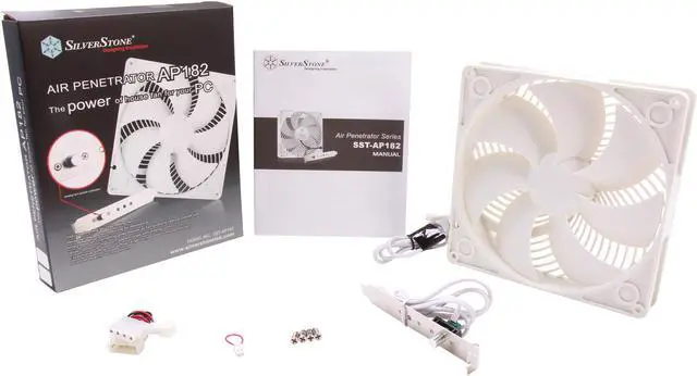 Alt view image 5 of 5 - SILVERSTONE Air Penetrator AP182 180mm Case Fan with Adjustable Speed Control