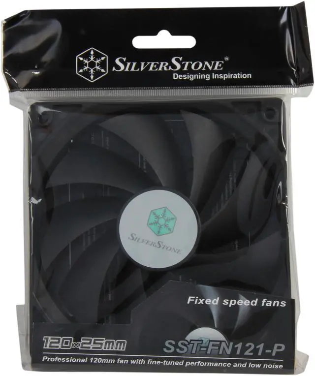 Alt view image 5 of 5 - SilverStone FN121-P Case Fan