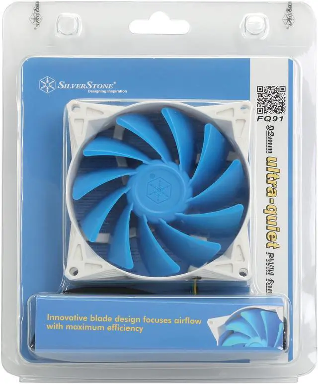 Alt view image 6 of 5 - SILVERSTONE FQ91 92mm Ultra-Quiet PWM Fan