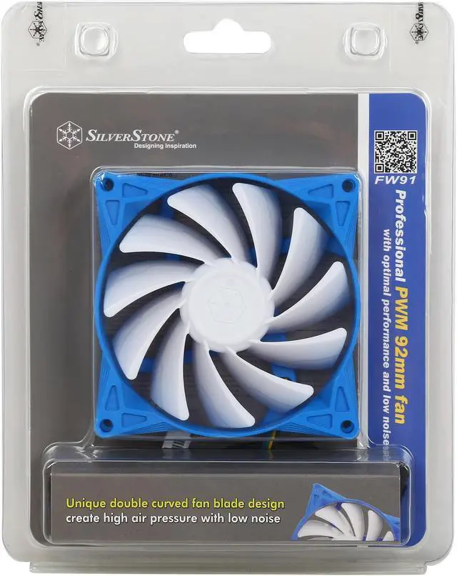 Alt view image 7 of 6 - SILVERSTONE FW91 Professional PWM 92mm Fan with Optimal Performance and Low Noise