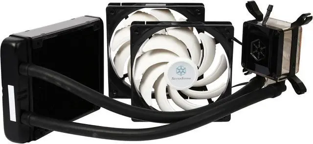 Main image of SILVERSTONE TD03-E Durable High-Performance All-In-One Liquid CPU Cooler with Dual Adjustable 120mm PWM Fans