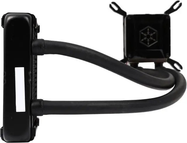 Alt view image 2 of 9 - SILVERSTONE TD03-E Durable High-Performance All-In-One Liquid CPU Cooler with Dual Adjustable 120mm PWM Fans