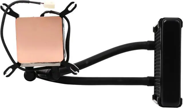 Alt view image 4 of 9 - SILVERSTONE TD03-E Durable High-Performance All-In-One Liquid CPU Cooler with Dual Adjustable 120mm PWM Fans