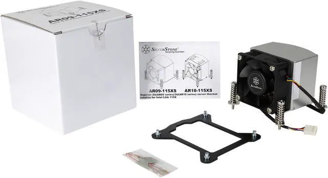 Alt view image 7 of 7 - SILVERSTONE SST-AR09-115XS 60mm 2 Ball CPU Cooling