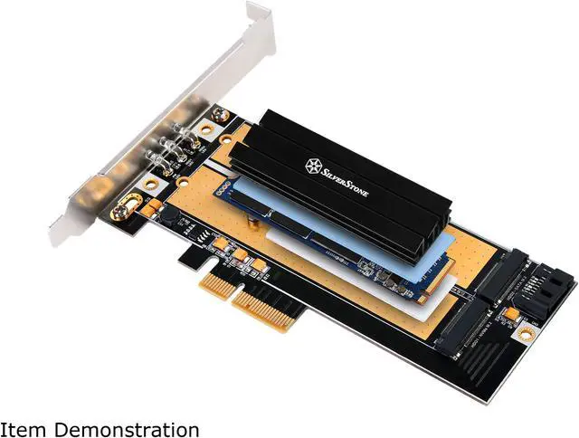 Alt view image 5 of 7 - SilverStone SST-TP02-M2 M.2 SSD Cooling Kit