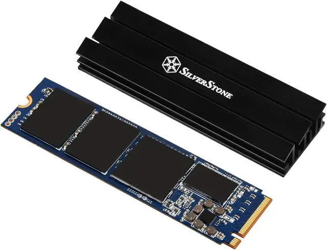 Alt view image 2 of 7 - SilverStone SST-TP02-M2 M.2 SSD Cooling Kit