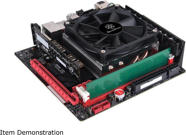 Alt view image 10 of 13 - SILVERSTONE SST-AR11 92mm Dual ball bearing CPU Cooler