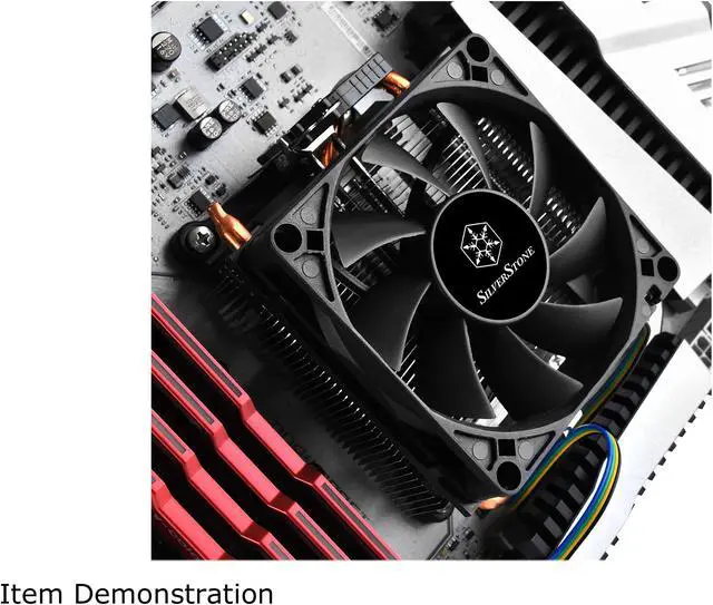 Alt view image 6 of 7 - SILVERSTONE SST-KR01 80mm Dual ball bearing CPU Cooler