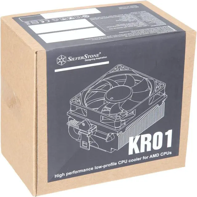 Alt view image 7 of 7 - SILVERSTONE SST-KR01 80mm Dual ball bearing CPU Cooler