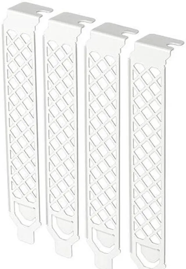 Main image of Silverstone Vented PCI Slot Cover Plate - White RL-AEROSLOT2-W