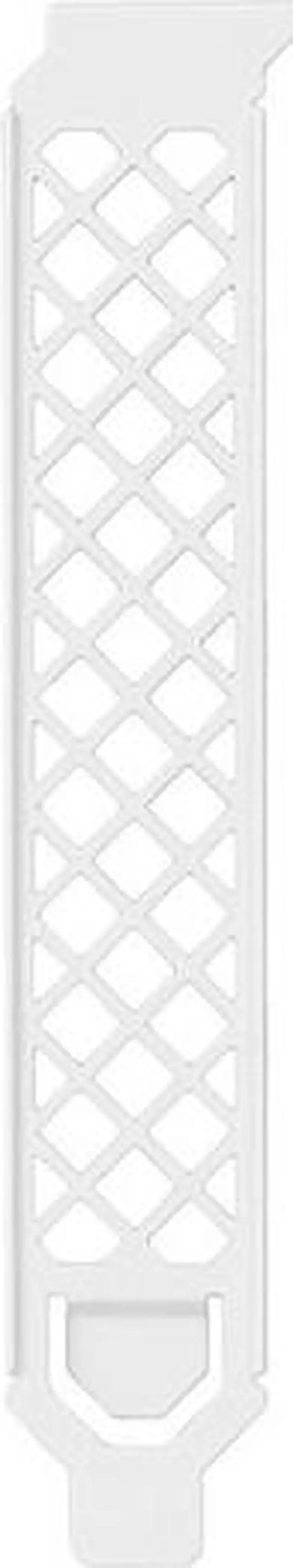 Alt view image 3 of 4 - Silverstone Vented PCI Slot Cover Plate - White RL-AEROSLOT2-W