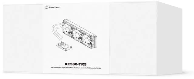 Alt view image 7 of 7 - SilverStone Technology XE360-TR5-V2 360mm All-in-One Liquid Cooler for AMD TR5 / SP6