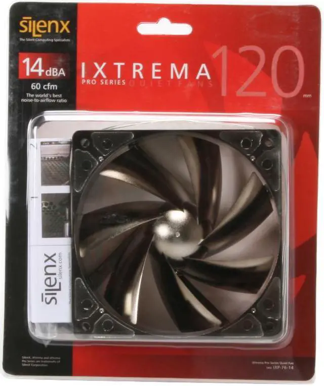 Alt view image 4 of 4 - SilenX IXP-76-14 Case Fan