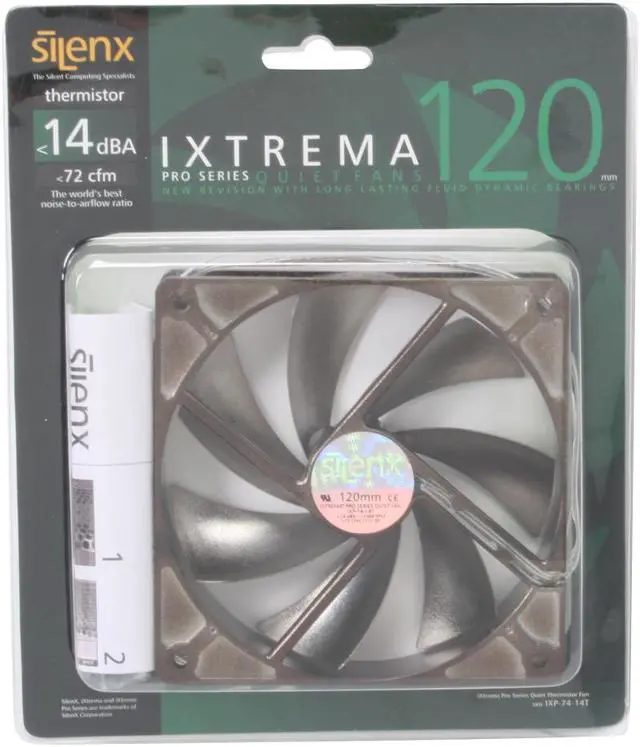 Alt view image 5 of 5 - SilenX IXP-74-14T Case Fan