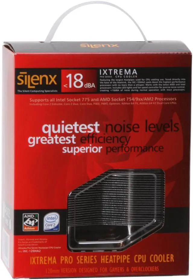 Alt view image 14 of 14 - SilenX IXC-120HA2 120mm FDB, fluid dynamic bearings CPU Cooler
