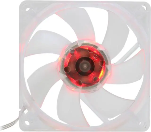 Main image of SilenX EFX-08-15R 80mm Red LED Effizio Quiet Case Fan