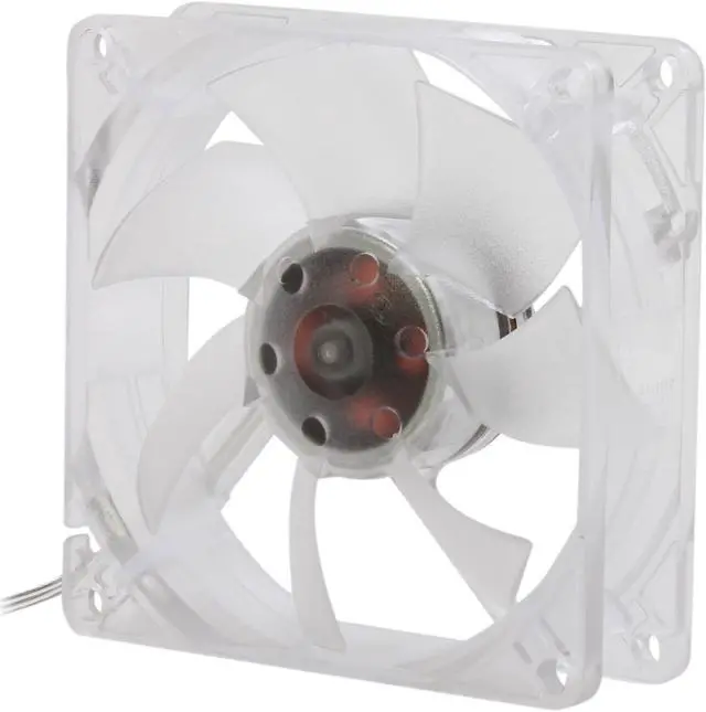 Alt view image 2 of 6 - SilenX EFX-08-15R 80mm Red LED Effizio Quiet Case Fan