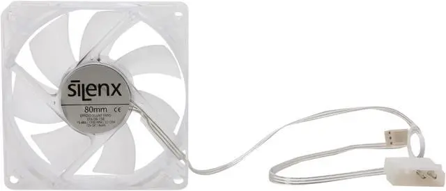 Alt view image 4 of 6 - SilenX EFX-08-15R 80mm Red LED Effizio Quiet Case Fan
