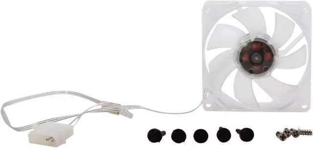 Alt view image 5 of 6 - SilenX EFX-08-15R 80mm Red LED Effizio Quiet Case Fan